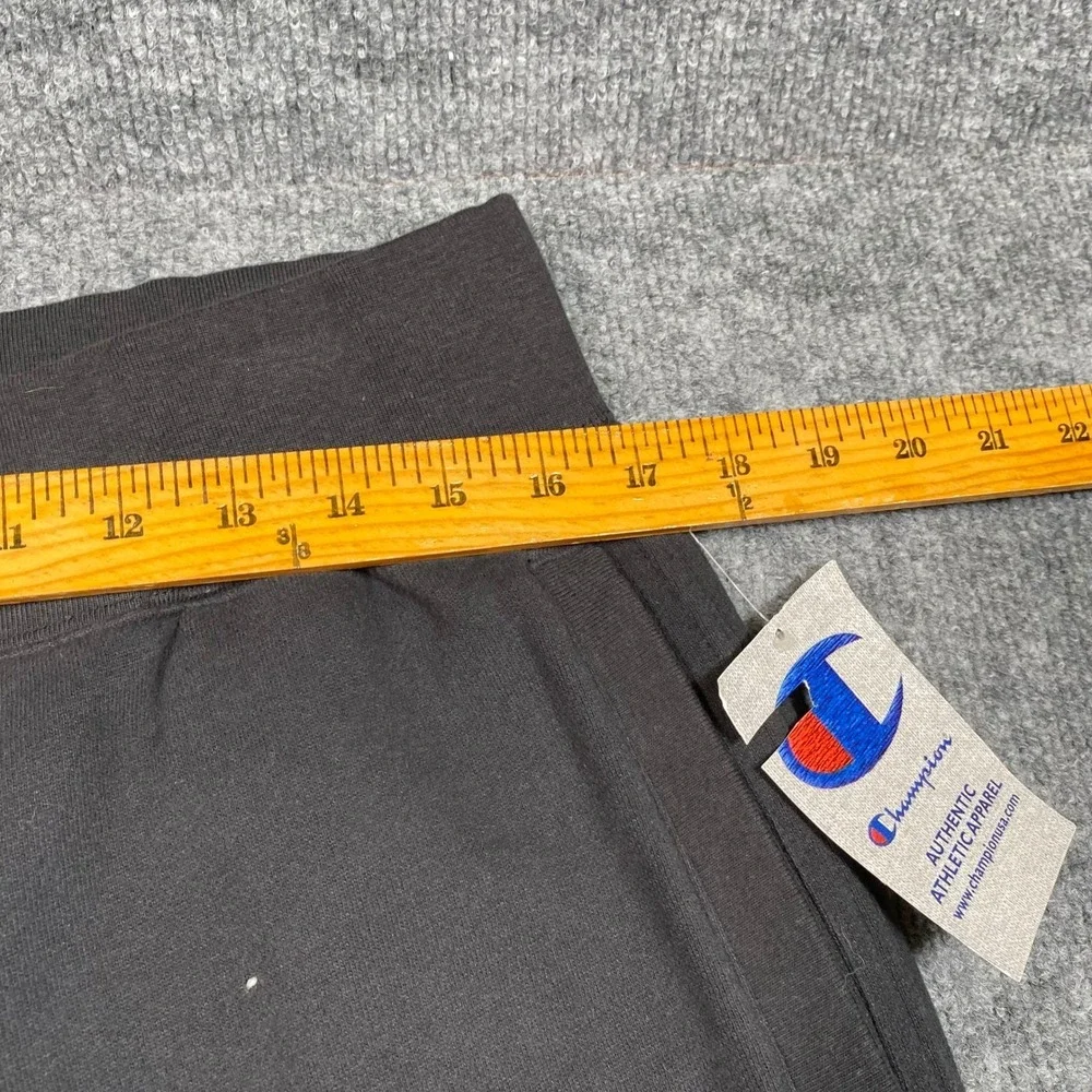 Champion Mens Black Premium Fleece Jogger Sweatpants P7056 Drawstring New